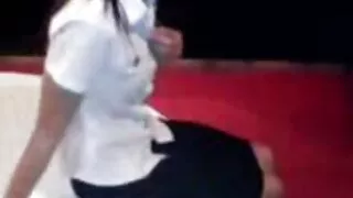 Graži mergina mėgsta seksą po sunkios treniruotės