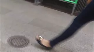 Šviesūs, su silikono Krūtinė fondles clit su pirštais