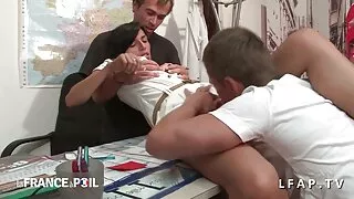 Aistringai pasimylėti, mergina išangę su savo varpos